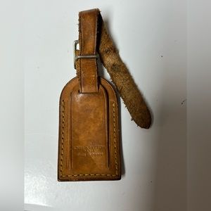 Authentic Louis Vuitton luggage tag set